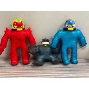 Moose Toys Heroes of Goo Jit Zu Galaxy Blast Blazagon Thrash Terack Figures Lot